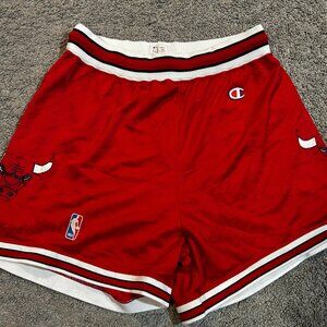 Chicago Bulls Shorts LARGE Basketball Vintage Retro Champion ig93
